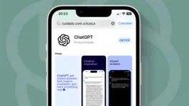 Imagem ilustrativa da notícia Vídeo: ChatGPT chega para iPhone. Veja como baixar