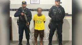 O homem apontado como autor dos tiros foi preso com visíveis sinais de embriaguez