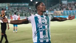 Atacante Mário Sérgio, o goleador do Paysandu.