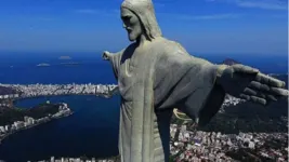 Monumento do Santuário do Cristo Redentor, no Rio de Janeiro.