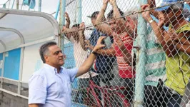 Técnico Vagner Bennazi em sua volta ao Paysandu em 2013.