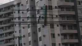 A cena ocorreu em um condomínio na cidade