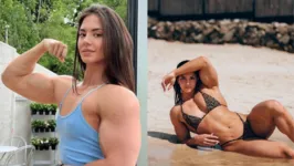 Vladislava vive na República Tcheca e faz sucesso mundial com o corpo sarado e braços com músculos enormes