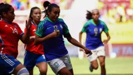 Jogo marcou a despedida das meninas do Brasil, que disputam a Copa do Mundo