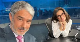 Imagem ilustrativa da notícia Juntos! Bonner e Renata Vasconcellos fazem revelação ao vivo