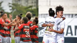Rubro-negras e Sereias da Vila se enfrentam pela ida das quartas do Brasileirão neste domingo (18)