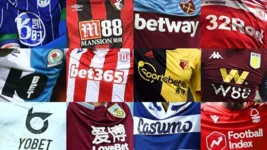 Metade das equipes da Premier League tem um site de apostas como principal patrocinadora de camisas.