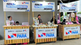 Feira promoveu a comercialização de produtos variados