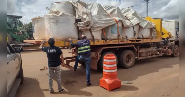 Imagem ilustrativa da notícia Sefa apreende cargas de fertilizantes e bebidas irregulares