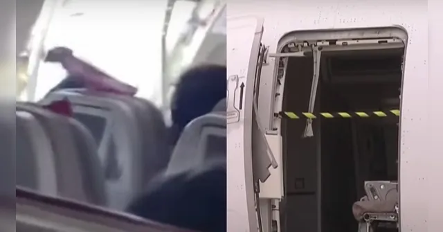 Imagem ilustrativa da notícia Homem abre porta de avião durante voo e causa pânico