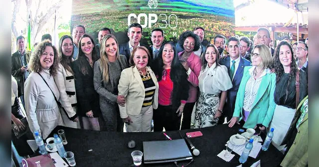 Imagem ilustrativa da notícia Helder destaca COP 30 em Belém no encontro do MDB