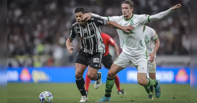 Imagem ilustrativa da notícia Atlético abre 2 a 0, mas América empata com gol de letra
