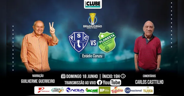 Imagem ilustrativa da notícia Tem Jogo no DOL e na Clube: ouça aqui Paysandu x Floresta