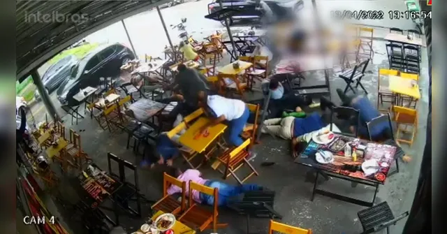 Imagem ilustrativa da notícia Vídeo: Suspeito de crime em restaurante é preso em Belém