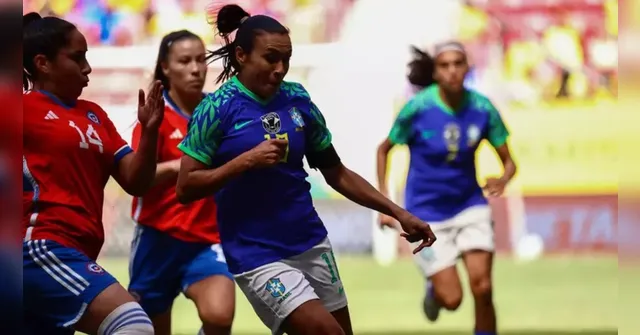 Imagem ilustrativa da notícia Seleção Brasileira feminina vence de goleada o Chile 