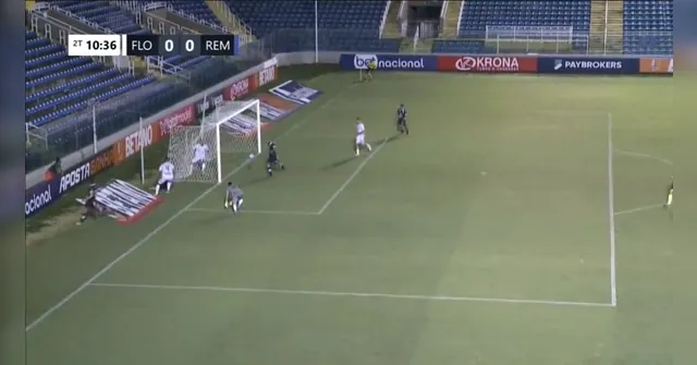 Imagem ilustrativa da notícia Veja o incrível gol perdido pelo Remo contra o Floresta