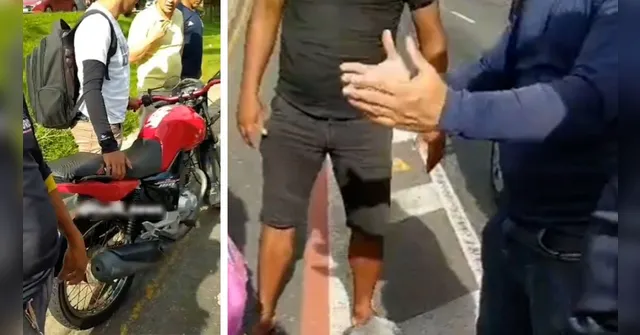 Imagem ilustrativa da notícia Idosa é atropelada por motociclista na avenida João Paulo
