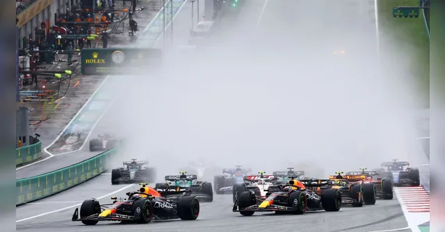 Imagem ilustrativa da notícia Verstappen sobra e vence fácil corrida sprint da Áustria