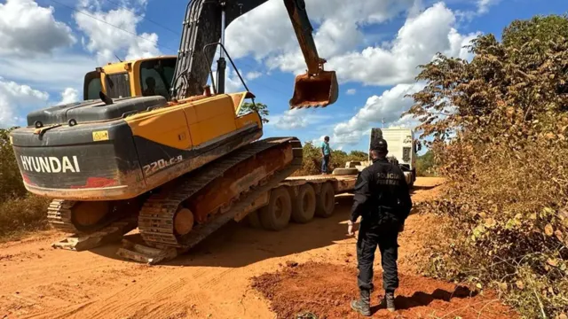 Imagem ilustrativa da notícia Operação da PF fecha seis garimpos ilegais no Pará