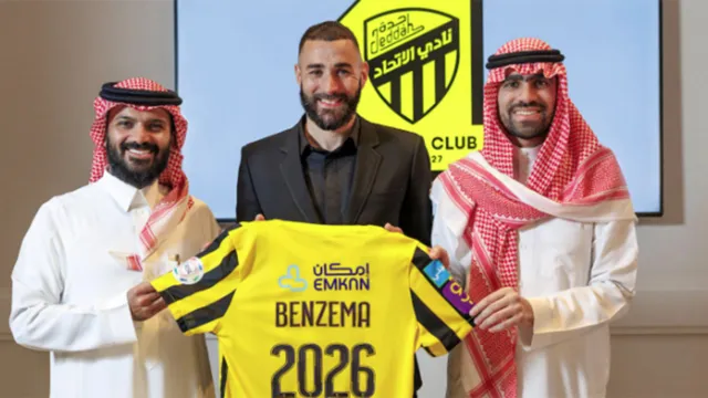 Imagem ilustrativa da notícia Benzema é contratado por time rival de CR7 na Arábia