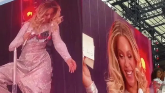 Imagem ilustrativa da notícia Beyoncé faz "chá revelação" para fã durante show na Alemanha