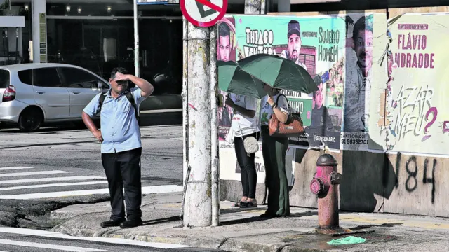 Imagem ilustrativa da notícia Calorzão dá a sensação de que a cidade vai derreter