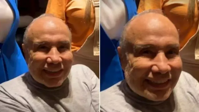 Imagem ilustrativa da notícia Vídeo: Stênio Garcia mostra como ficou rosto após inchaço