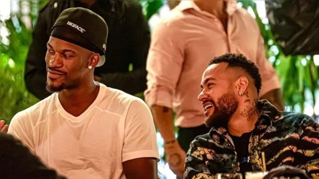 Imagem ilustrativa da notícia Neymar "treina" com Jimmy Butler antes de decisão na NBA