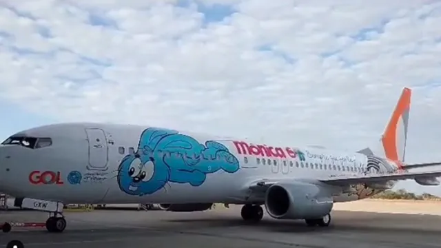 Imagem ilustrativa da notícia Vídeo: Turma da Mônica faz 60 anos e ganha avião temático