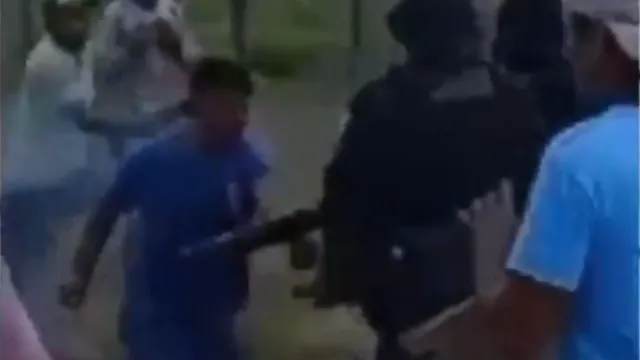 Imagem ilustrativa da notícia Vídeo: PM é ferido por manifestante no interior do Pará
