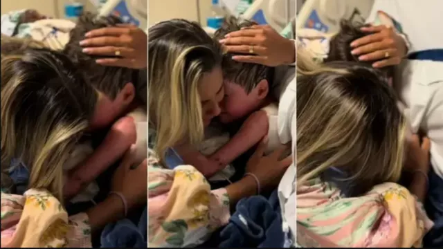 Imagem ilustrativa da notícia Mãe reencontra filho após ele ficar em coma e emociona
