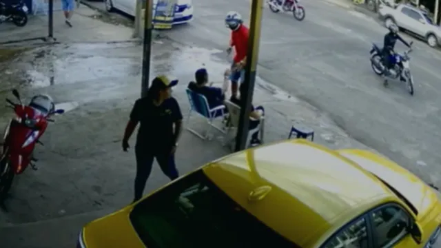 Imagem ilustrativa da notícia Vídeo: Homem é assaltado na frente de lava-jato em Belém