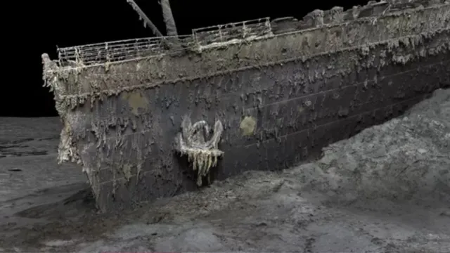 Imagem ilustrativa da notícia Titanic: imagens inéditas mostram detalhes do naufrágio