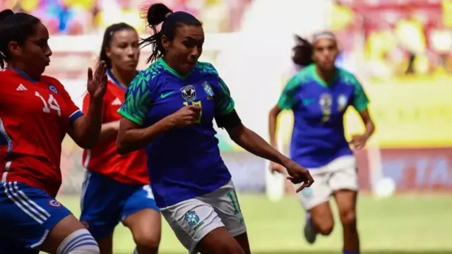 Imagem ilustrativa da notícia Seleção Brasileira feminina vence de goleada o Chile 