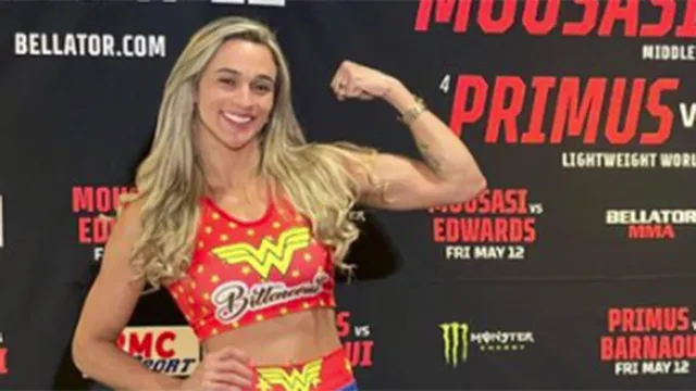 Imagem ilustrativa da notícia Vídeo: paraense Paula Bittencourt mira o sucesso no Bellator