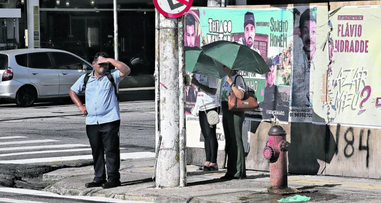 Imagem ilustrativa da notícia Calorzão dá a sensação de que a cidade vai derreter