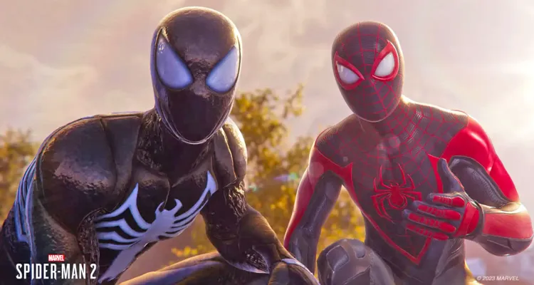 Imagem ilustrativa da notícia Marvel's Spider-Man 2 recebe gameplay com Parker Simbionte