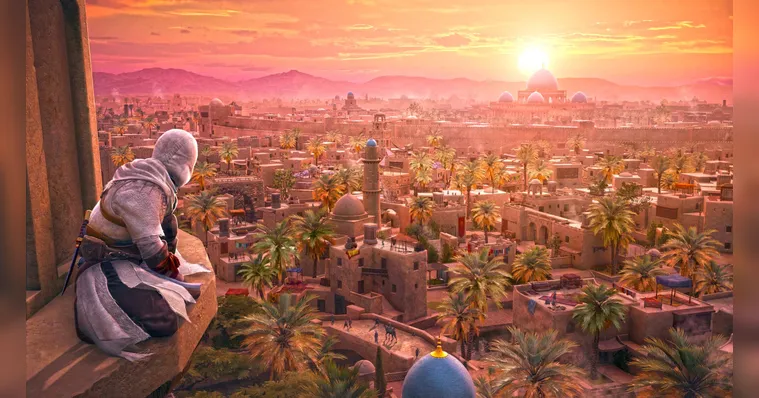 Imagem ilustrativa da notícia Assassin’s Creed Mirage terá mapa bem menor que trilogia RPG