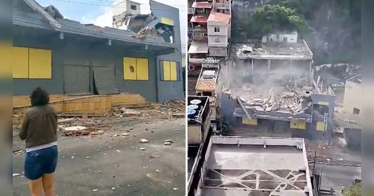 Imagem ilustrativa da notícia Prédio que já sediou a rádio Tupi desaba no Rio de Janeiro