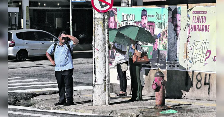 Imagem ilustrativa da notícia Calorzão dá a sensação de que a cidade vai derreter