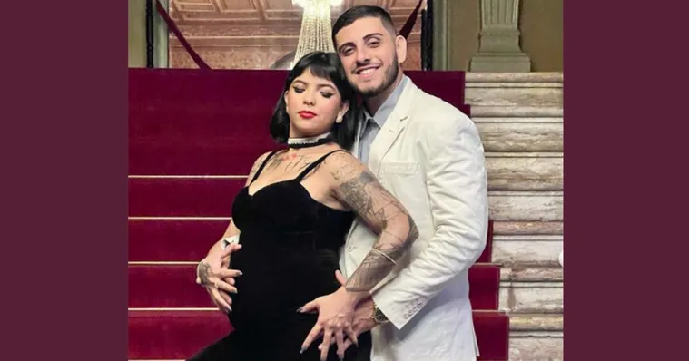 Imagem ilustrativa da notícia Grávida, Keila faz chá revelação e descobre sexo do bebê