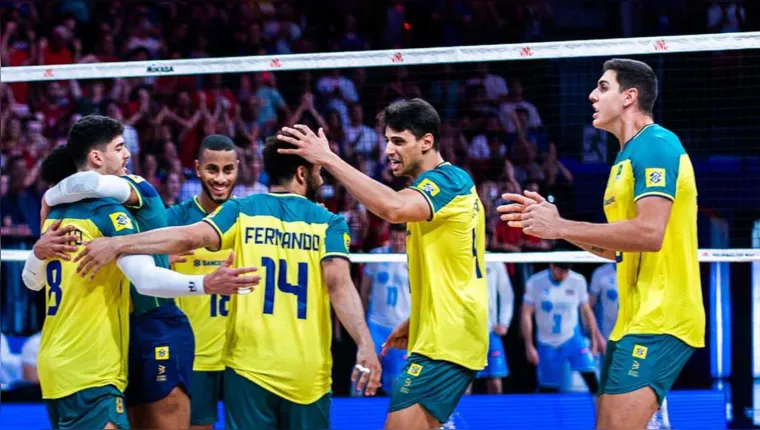 Imagem ilustrativa da notícia Brasil vence Eslovênia na Liga das Nações de Vôlei