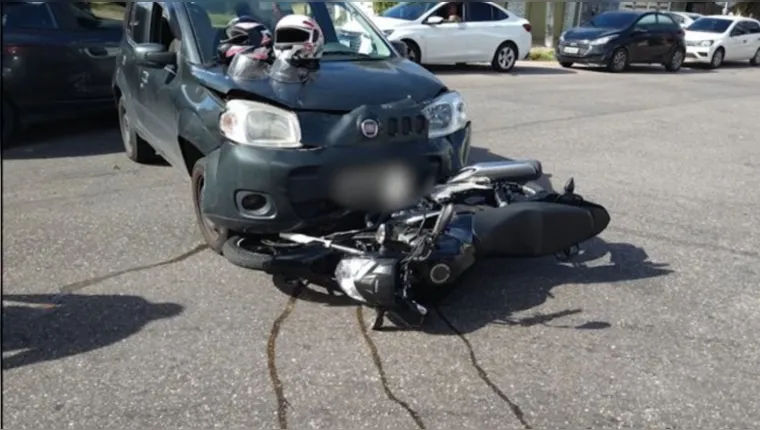 Imagem ilustrativa da notícia Vídeo: cruzamento perigoso é palco de acidentes na Pedreira