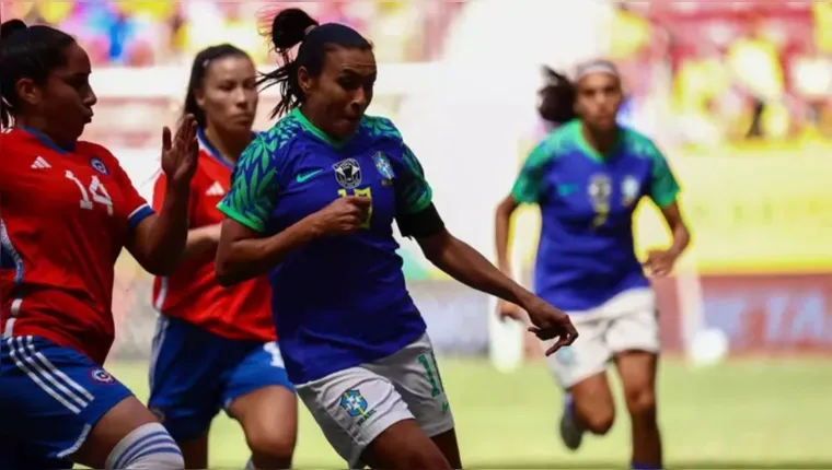 Imagem ilustrativa da notícia Seleção Brasileira feminina vence de goleada o Chile 