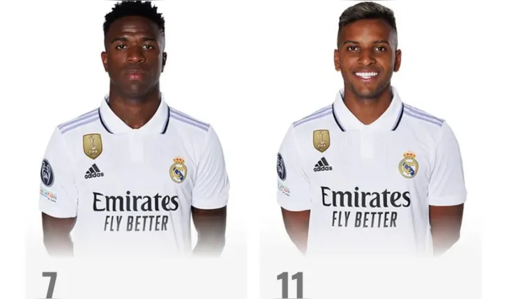 Imagem ilustrativa da notícia Vini Jr e Rodrygo usarão camisas de CR7 e Fenômeno no Real