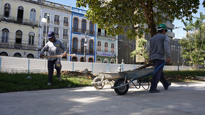 Boulevard da Gastronomia: obras são retomadas em Belém