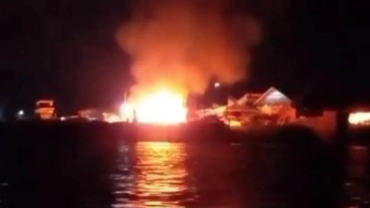 Imagem ilustrativa da notícia Incêndio atinge área próxima ao Marine Club, em Belém