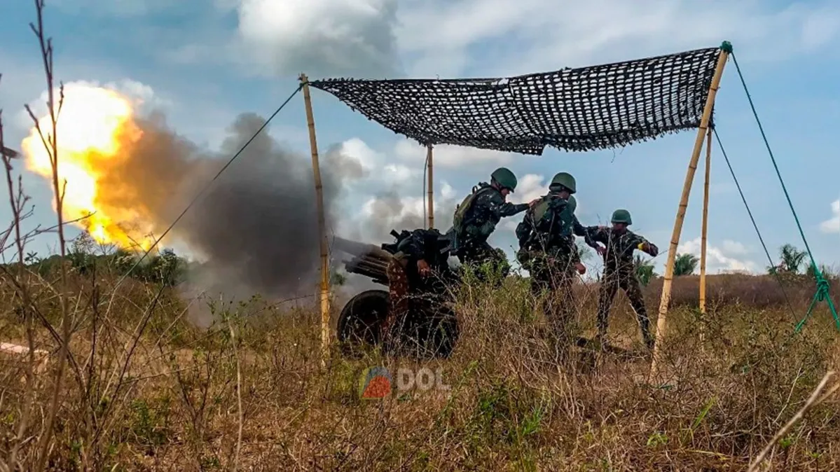 Vídeo: veja a potência do tiro de morteiro pesado de 120mm • DOL