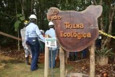 Hydro Paragominas e a trilha ecológica.