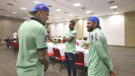 Neymar já está integrado ao elenco da Seleção Brasileira, em Belém.